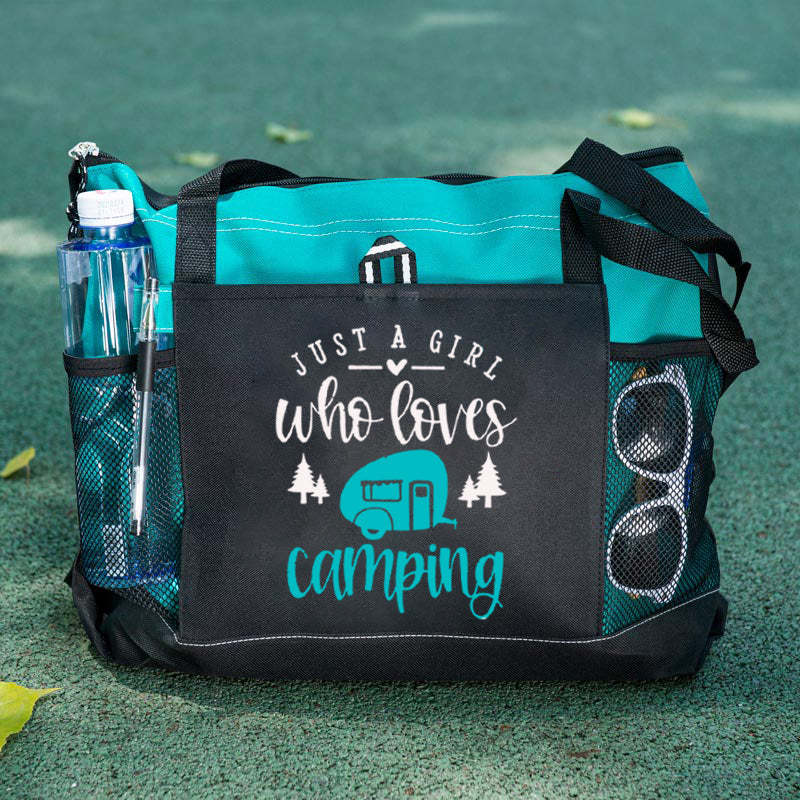 Just A Girl Who Loves Camping Tote Bag