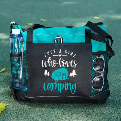 Just A Girl Who Loves Camping Tote Bag