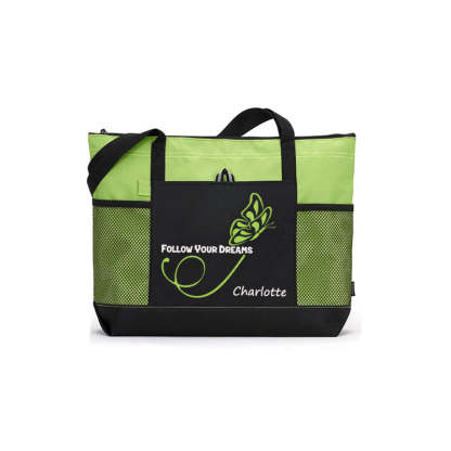 Follow Your Dreams Butterfly Tote Bag