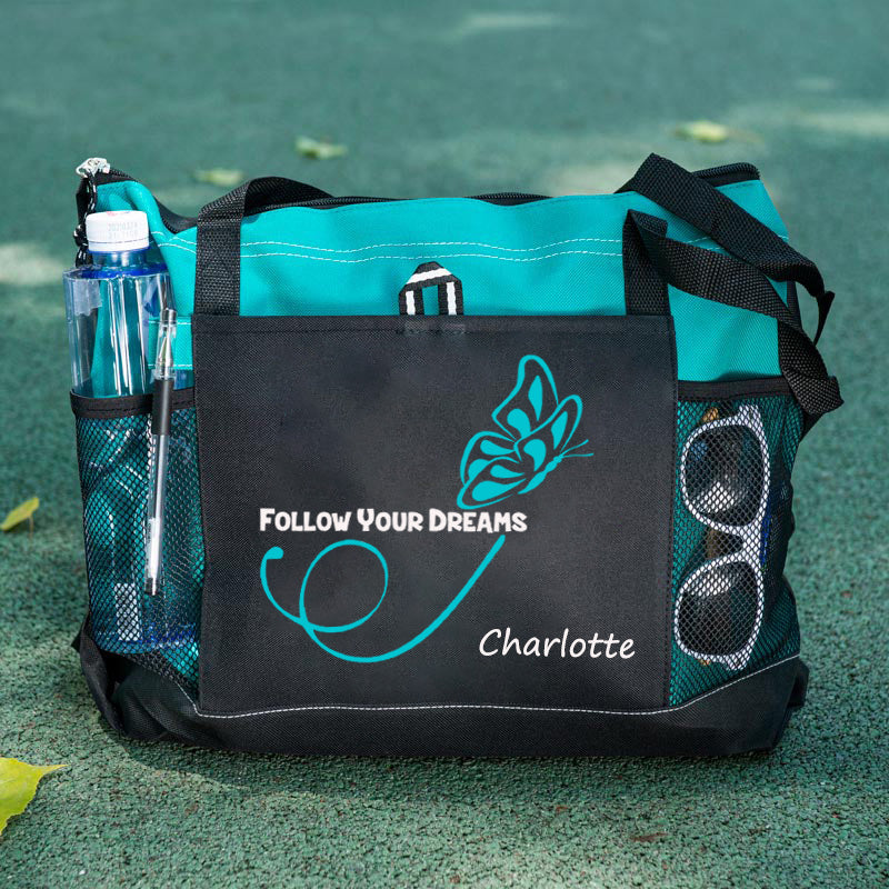 Follow Your Dreams Butterfly Tote Bag