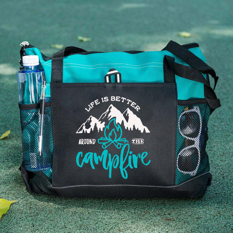 Life Is Better Around The Campfire Tote Bag