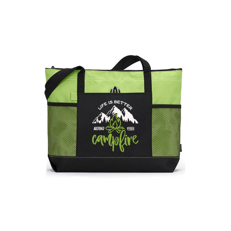 Life Is Better Around The Campfire Tote Bag