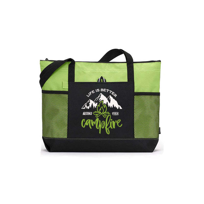 Life Is Better Around The Campfire Tote Bag