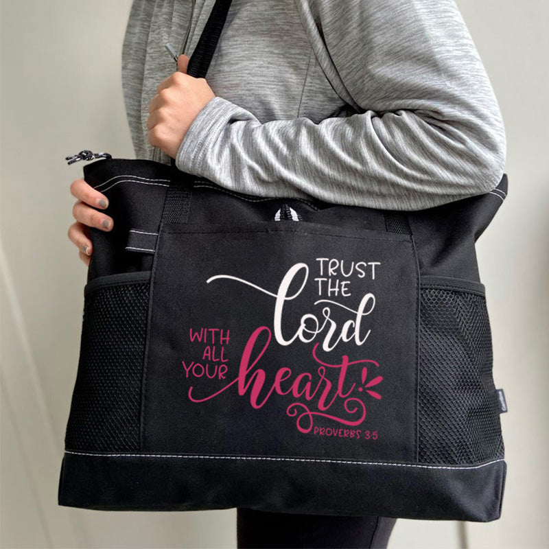 Trust the Lord with All Your Heart Tote Bag