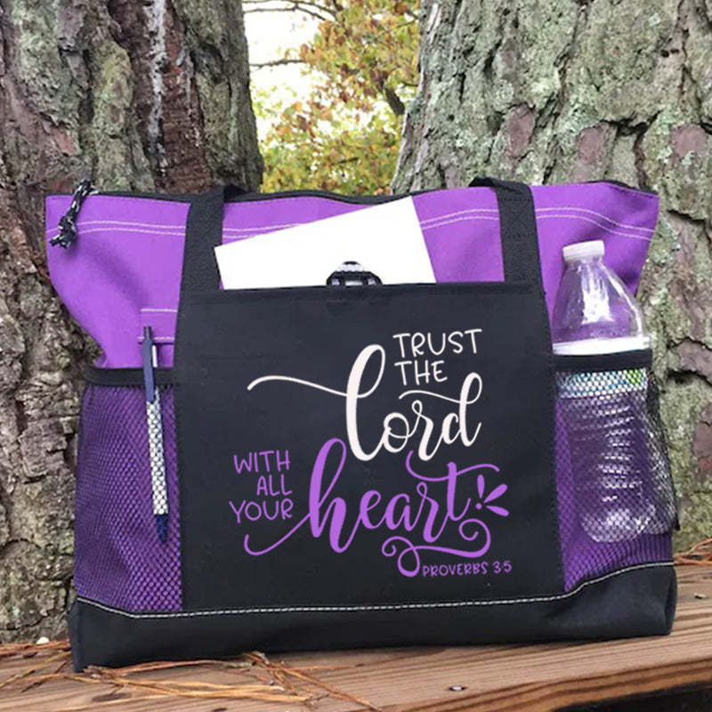 Trust the Lord with All Your Heart Tote Bag