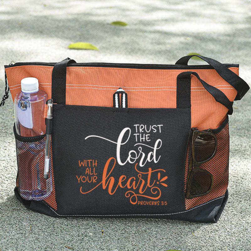 Trust the Lord with All Your Heart Tote Bag