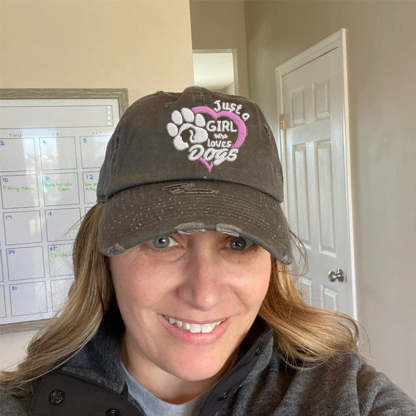 Just a Girl Who Loves Dogs Hat