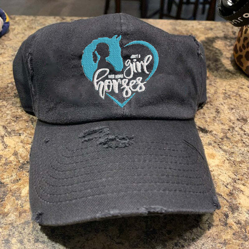 Just a Girl Who Loves Horses Hat