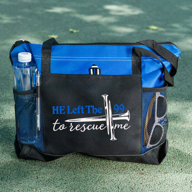 He Left The 99 To Rescue Me Tote Bag