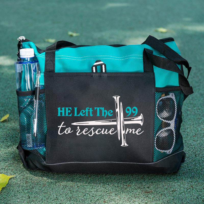 He Left The 99 To Rescue Me Tote Bag