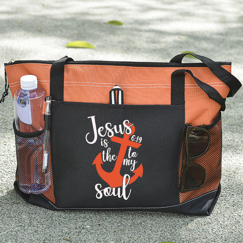 Jesus Is The Anchor Of My Soul Tote Bag