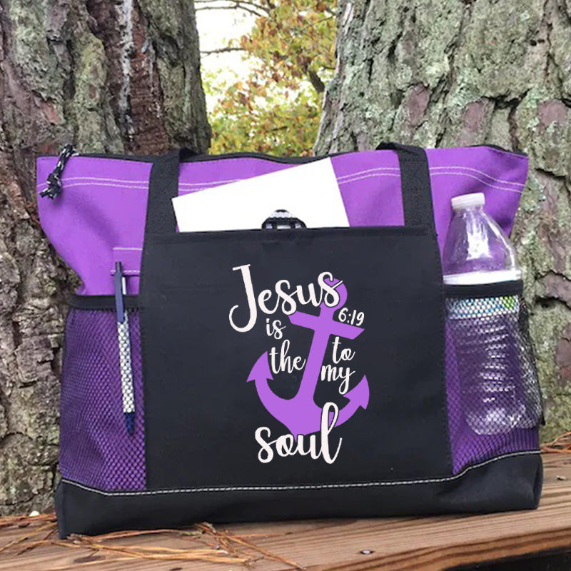 Jesus Is The Anchor Of My Soul Tote Bag