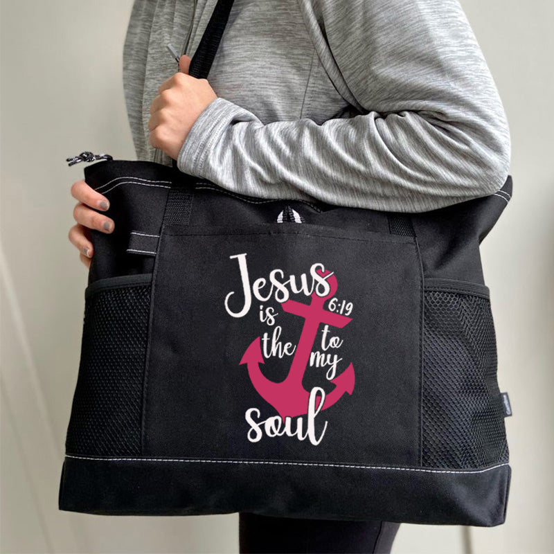 Jesus Is The Anchor Of My Soul Tote Bag
