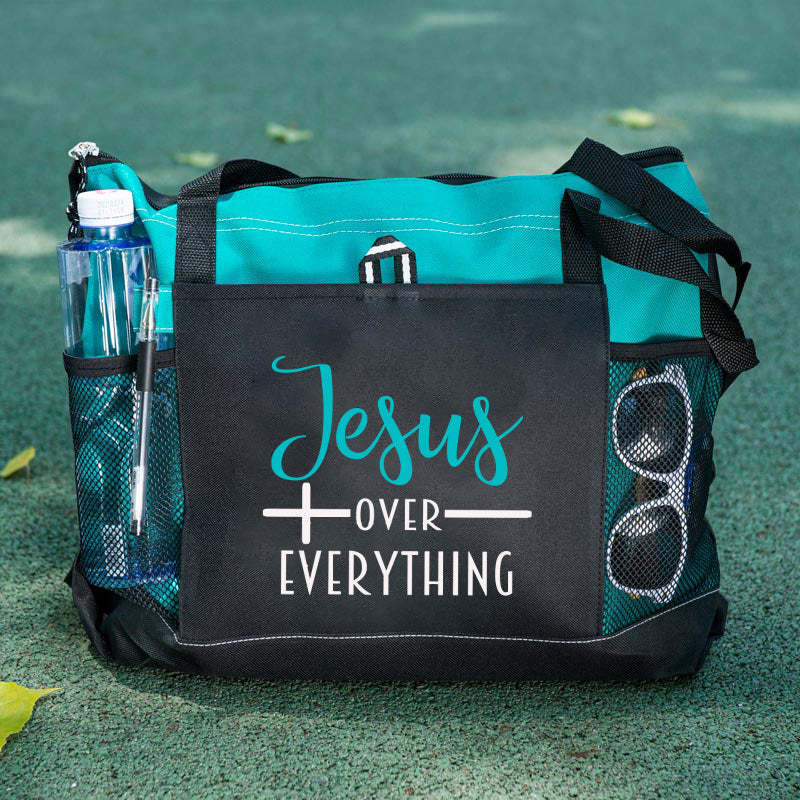 Jesus Over Everything Tote Bag
