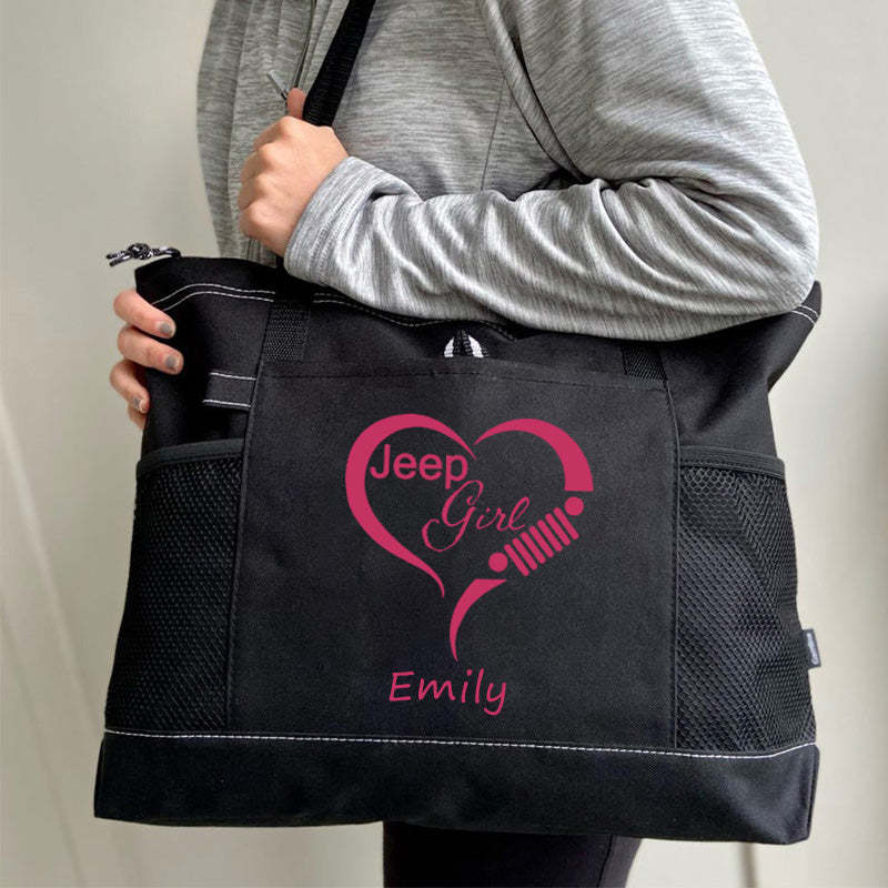 Jeep Girl Tote Bag For Jeep Lovers