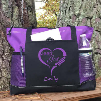 Jeep Girl Tote Bag For Jeep Lovers