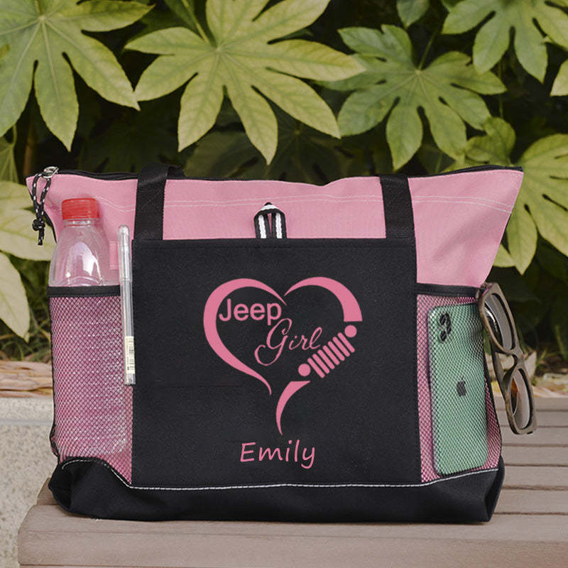 Jeep Girl Tote Bag For Jeep Lovers