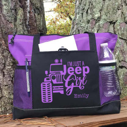 I'm Just A Jeep Girl Tote Bag