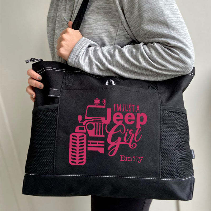 I'm Just A Jeep Girl Tote Bag