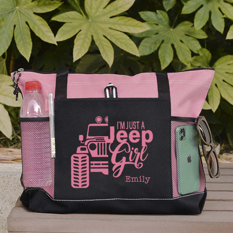 I'm Just A Jeep Girl Tote Bag