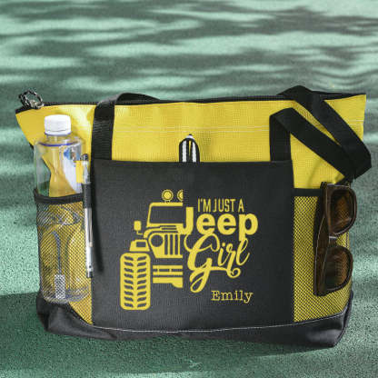I'm Just A Jeep Girl Tote Bag