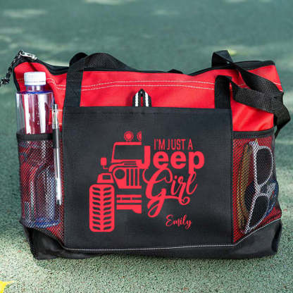 I'm Just A Jeep Girl Tote Bag
