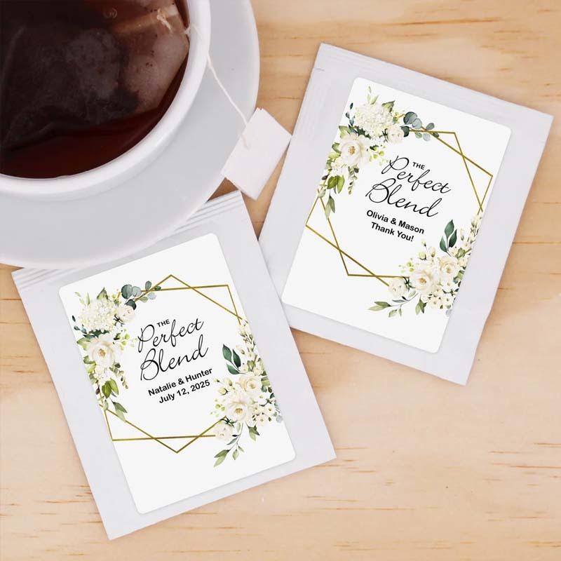 Custom Wedding Favor Tea Perfect Blend Wedding Favors