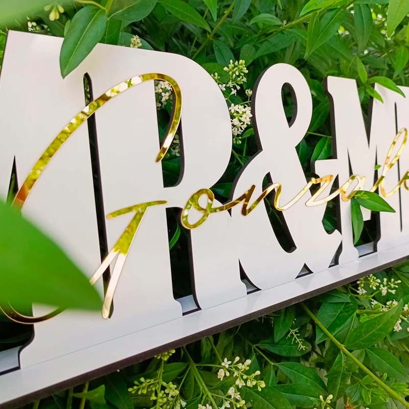 Mr & Mrs Wedding Sign wedding centerpiece Top Table Sign wedding decor