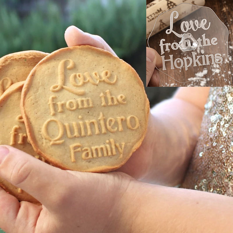 Personalized Cookie Cutter Gift, Custom Family Name sign