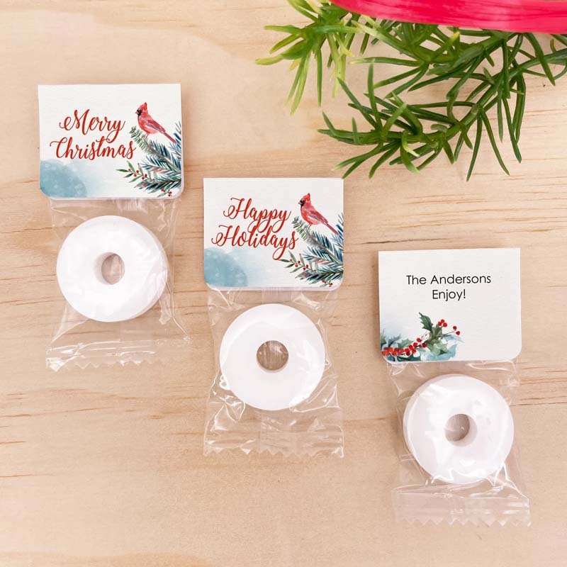 Personalized Christmas Candy Favors Cute Christmas Favors Christmas Mints