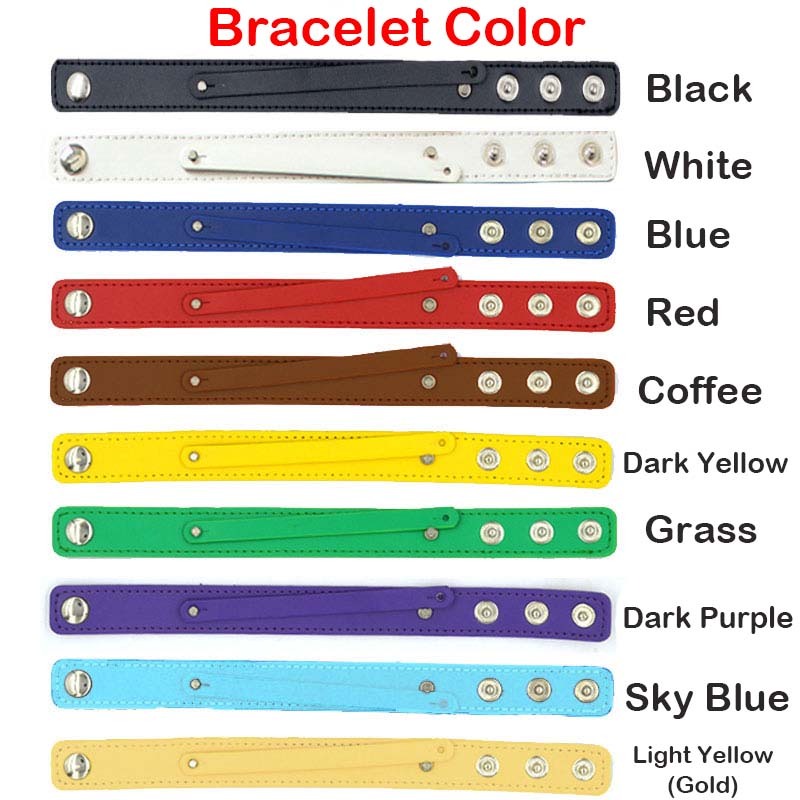 Personalized Hockey Leather Charm Bracelet Gift For Hockey Lover