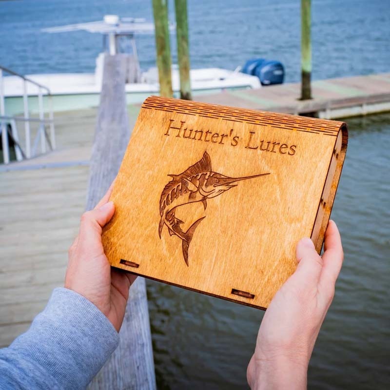 Personalized Mini Tackle Box Christmas Gift for Fishing