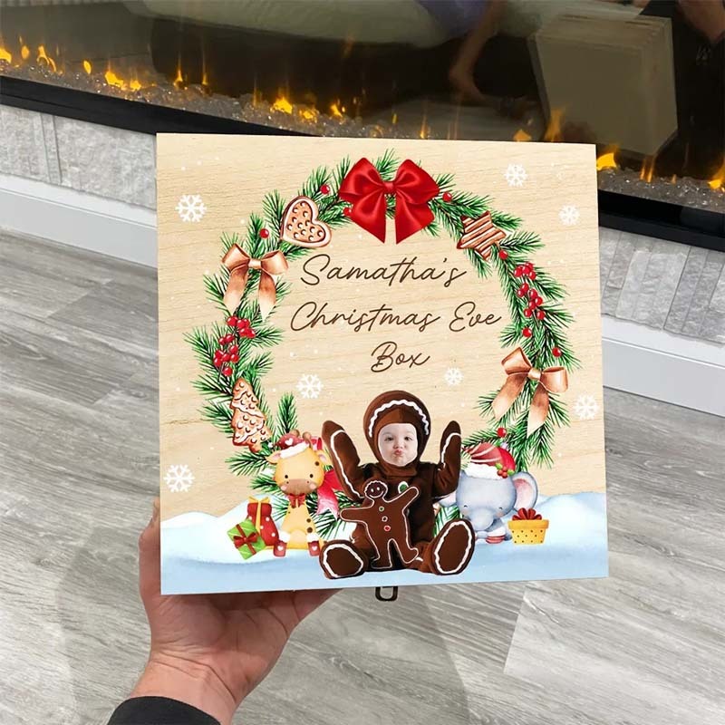 Photo Baby Christmas Eve Box - Personalized Christmas Eve Box