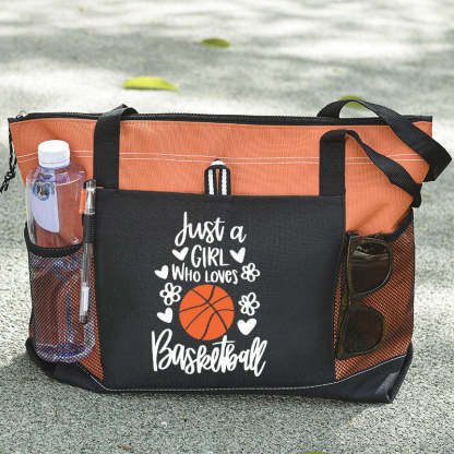 Just A Girl Who Loves Sports Tote Bag
