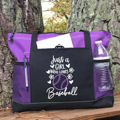 Just A Girl Who Loves Sports Tote Bag