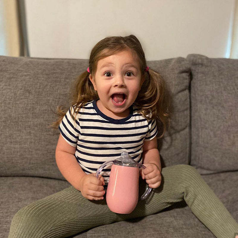 Personalized Sippy Cup, Stainless Steel Toddler Cup