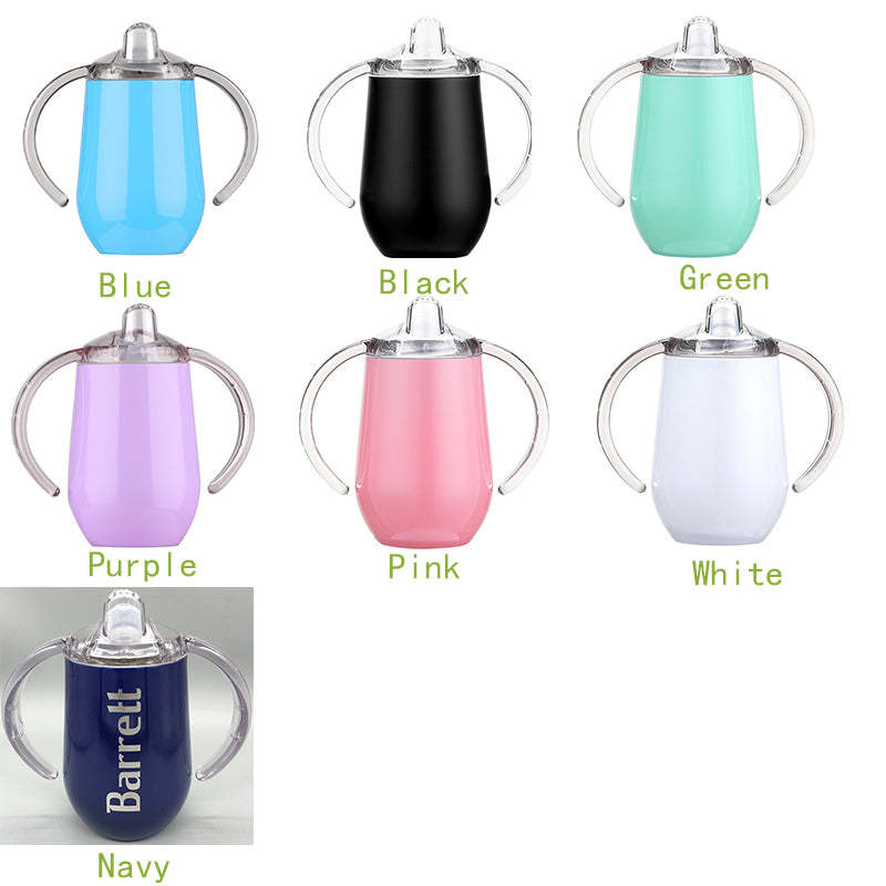 Personalized Sippy Cup, Stainless Steel Toddler Cup