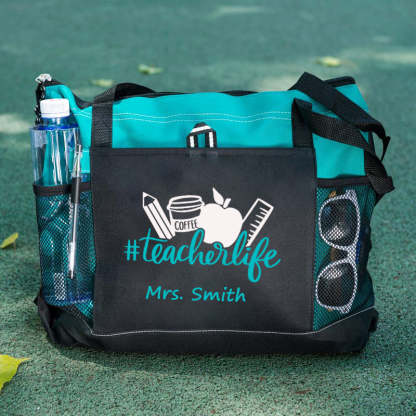 Personalized Teacher Life Tote Bag