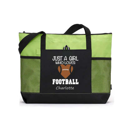 Just a Girl Who Loves Football Tote Bag
