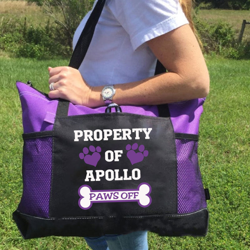 Personalized dog Tote Bag, Pet Travel Tote