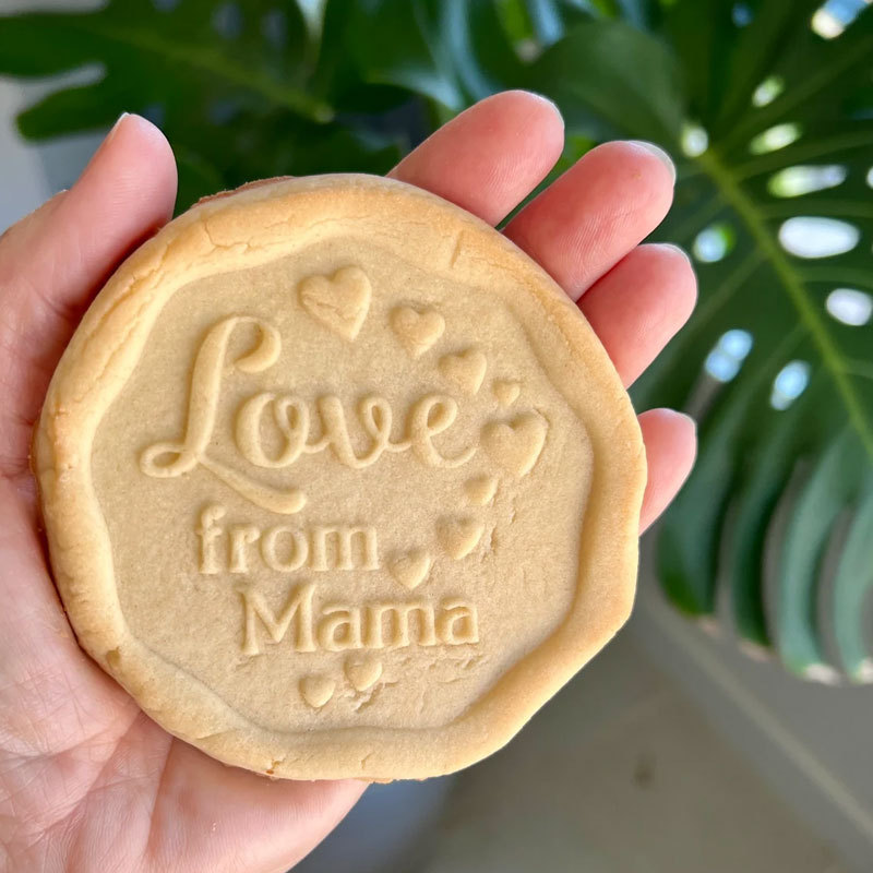 Mom Christmas Stamp, Personalized Baking gift for Mom