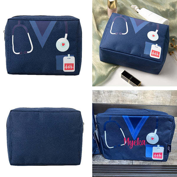 Nurse Canvas Tote Bag Embroidery Tote Bag for Nurses