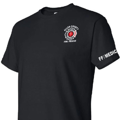 Personalized Fire Rescue EMS EMT Firefighter Paramedic T-shirt