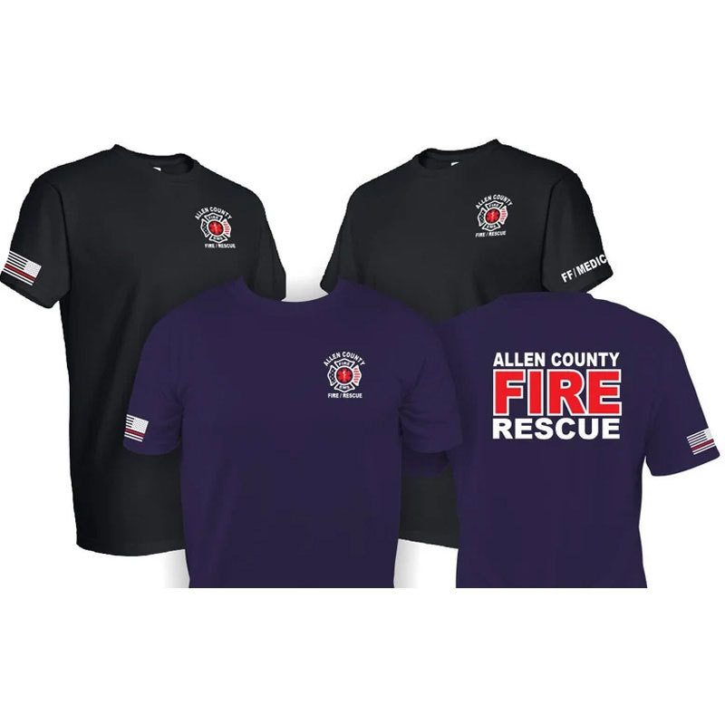 Personalized Fire Rescue EMS EMT Firefighter Paramedic T-shirt