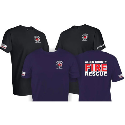 Personalized Fire Rescue EMS EMT Firefighter Paramedic T-shirt