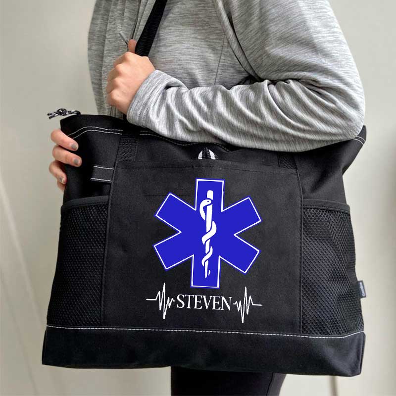 Personalized EMT, EMS, Paramedic, Emergency Services Tote Bag
