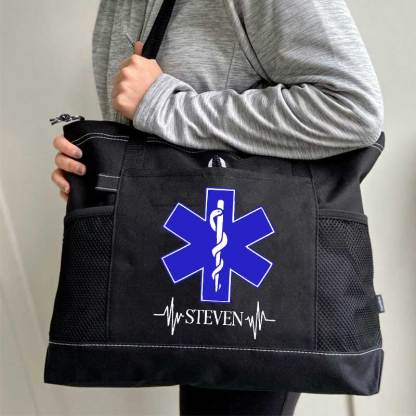 Personalized EMT, EMS, Paramedic, Emergency Services Tote Bag