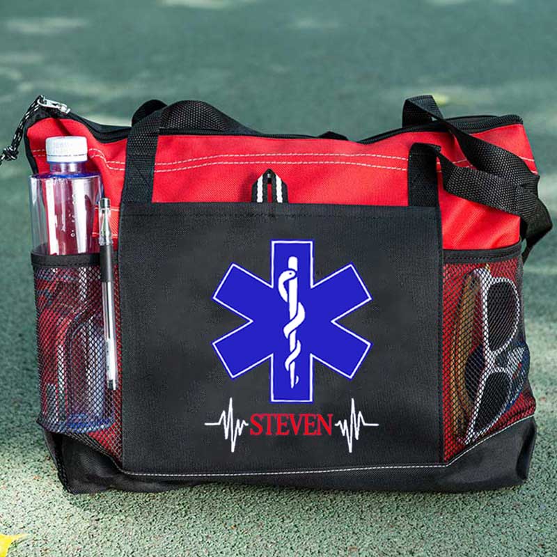 Personalized EMT, EMS, Paramedic, Emergency Services Tote Bag