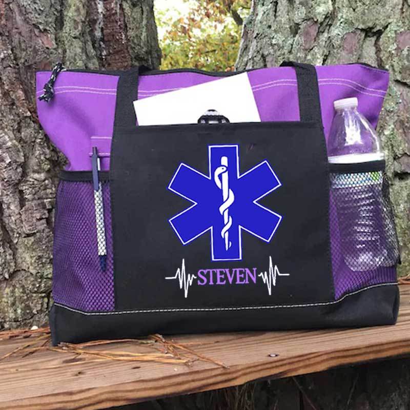 Personalized EMT, EMS, Paramedic, Emergency Services Tote Bag