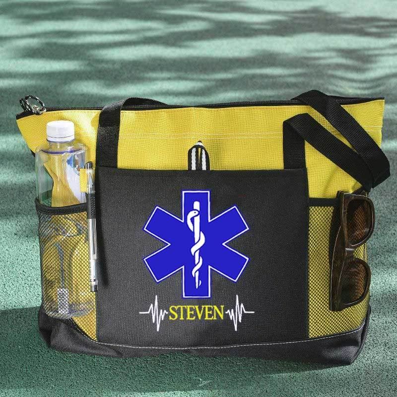 Personalized EMT, EMS, Paramedic, Emergency Services Tote Bag